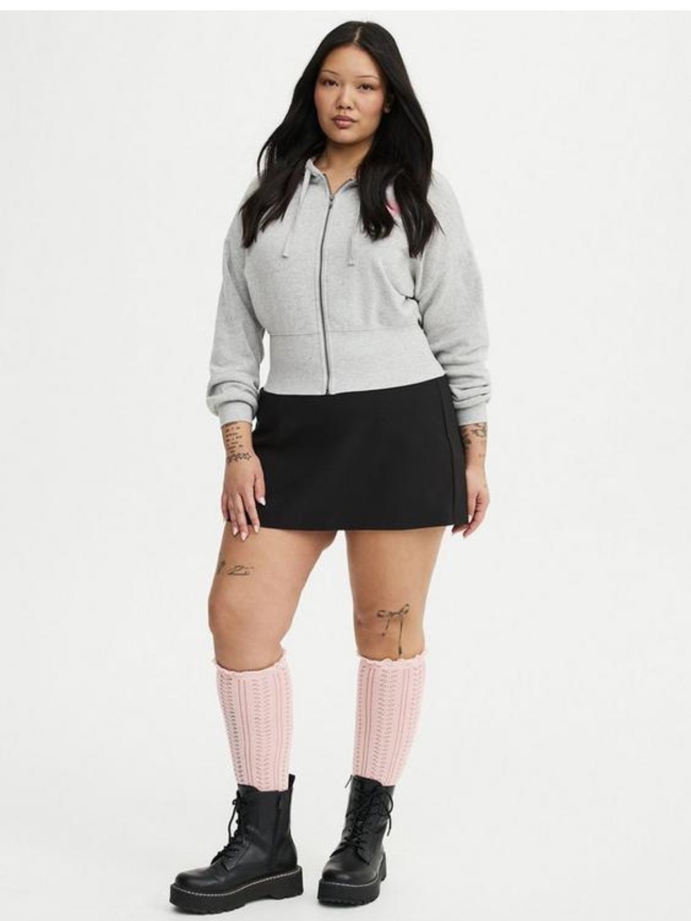 Torrid Blush Pink Pointelle Knee High Socks Cottagecore Coquette Lace Trim 7-9 - Picture 2 of 4